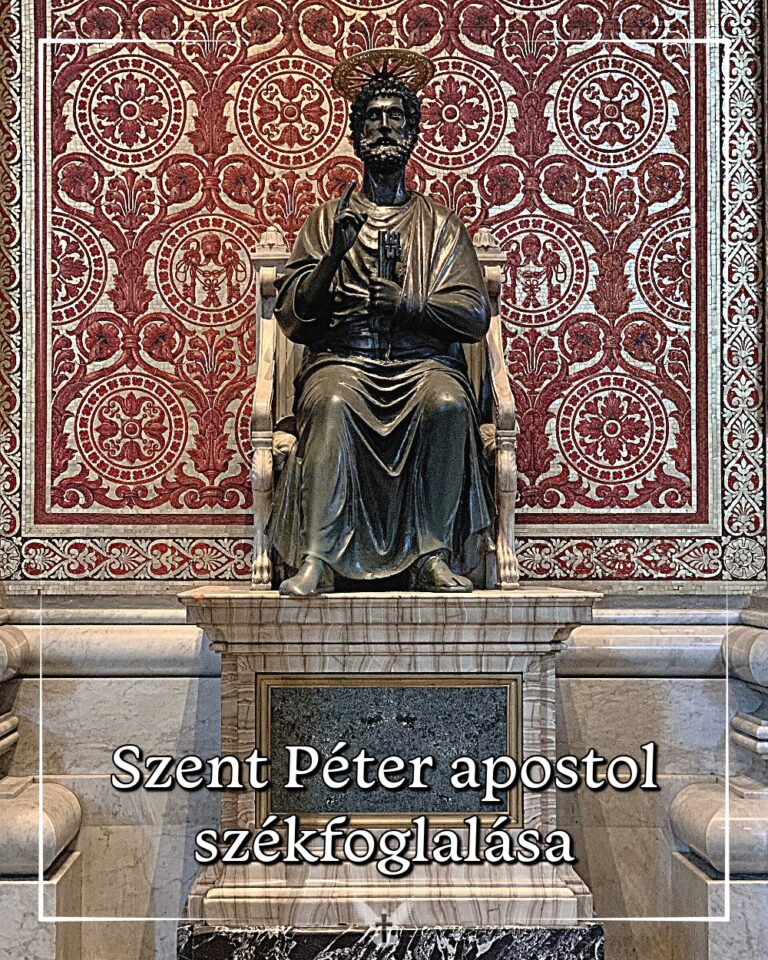 Február 22 – Szent Péter apostol székfoglalása